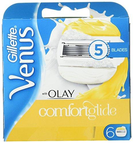 Gillette venus & olay - Cuchillas de recambio para maquinilla de afeitar (6 unidades)