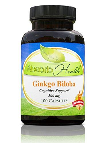 Ginkgo Biloba | 24% Flavone | 500 mg | 100 Capsules | Memoria Nootropic Gingko