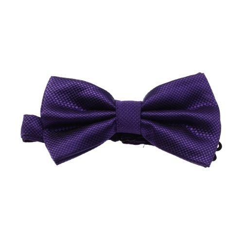 Gleader Corbata de Lazo Pajarita Bow Tie para Traje Formal Hombre Fiesta Color a Elegir - Deep Purple