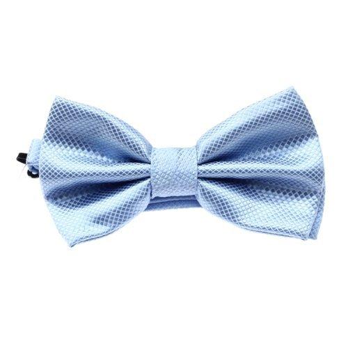 Gleader Corbata de Lazo Pajarita Bow Tie para Traje Formal Hombre Fiesta Color a Elegir - Blue Sky