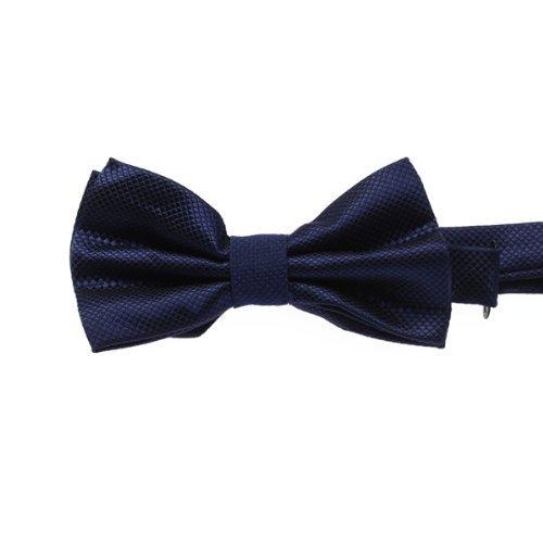 Gleader Corbata de Lazo Pajarita Bow Tie para Traje Formal Hombre Fiesta Color a Elegir - azul marino