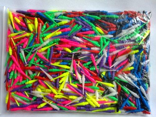 good-darts - 500 puntas de dardos de al menos 6 colores, de larga duración