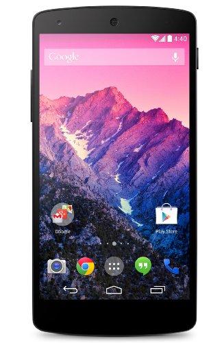 Google Nexus 5 - Smartphone Libre (Pantalla 4.95", cámara 8 MP, 32 GB, Quad-Core 2.3 GHz, 2 GB RAM, 4G/LTE, S.O. Android 4.4), Negro