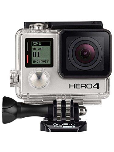 GoPro CHDHX-401-DE  HERO4 Black Edition Adventure - Videocámara deportiva (12 Mp, Wi-Fi, Bluetooth, sumergible hasta 40 m),  versión inglesa/alemana