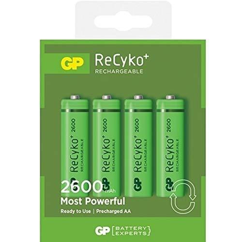 ReCyko+ Paco de 4 pilas recargables AA 2600 serie, NiMH,  min. 2600mAh