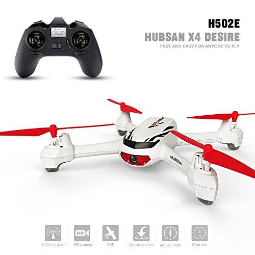 Hubsan H502E X4 DESIRE CAM Drone GPS 720P HD Camara Retorno a Origen Mantner Altitud Cuadricoptero (H502E)