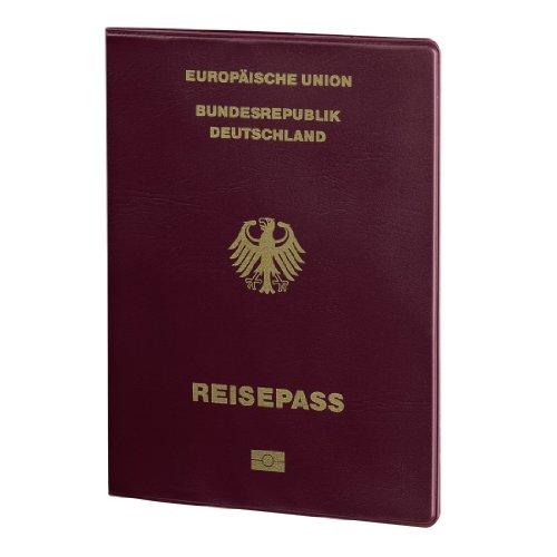 Hama 00105392 Hamburg Claret - Funda protectora para el pasaporte (con función de protección de datos), color vino