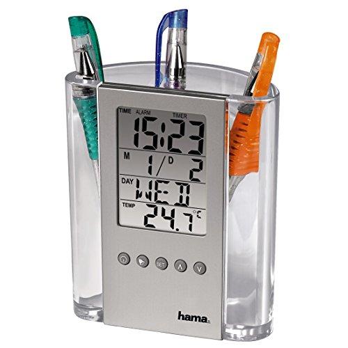 Hama - Termómetro LCD con portabolígrafos