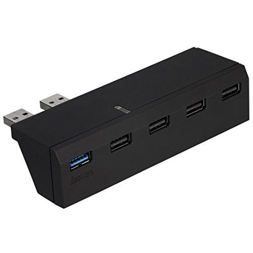 Hama 5-Port USB-Hub (1X USB 3.0, 4X USB 2.0), Mit Led-Anzeige, In Playstation 4 Design [Importación Alemana]