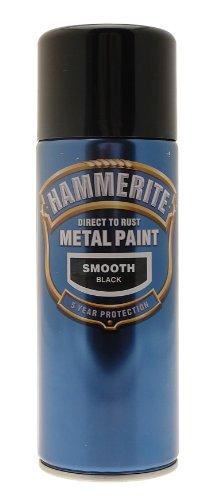 Hammerite Direct A Rust Suave Aerosol Spray Pintura Todos Colores Disponibles - Negro