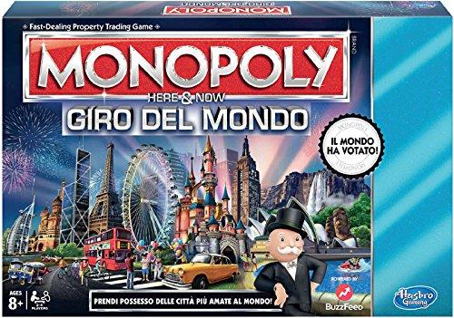 Hasbro Gaming - Monopoly, edición Mundial (versión en Italiano)