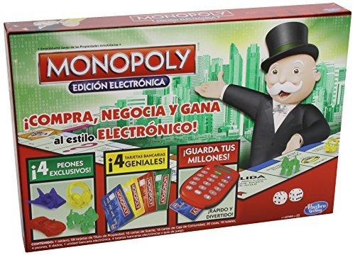 Hasbro Gaming - Juego de Mesa Monopoly Electrónico (A7444105)