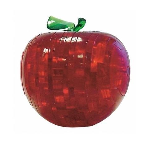 HCM Kinzel 3005 - Puzzle de Cristal con Forma de Manzana, Color Rojo y Verde