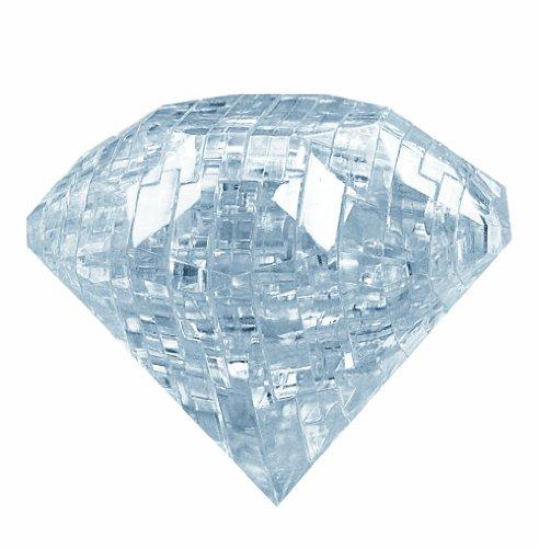 HCM Kinzel 3006  Crystal Puzzle Diamond - Puzzle transparente en 3D con forma de diamante [importado de Alemania]
