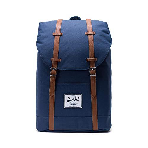 Herschel Retreat Backpack - Mochila casual unisex, Azul (Navy), 19.5 L