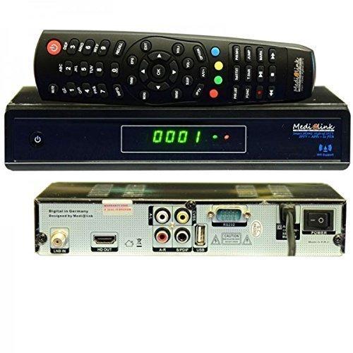 Medi @ enlace Smart Home Hibrido DVB-S2 FTA + TV IP Receptor Satélite Digital FullHD 3D Medialink Media@link