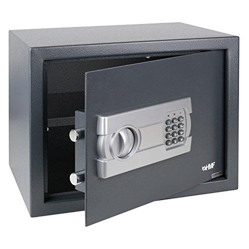 HMF 4612312 Caja fuerte cerradura electrónica 38 x 30 x 30 cm, antracita