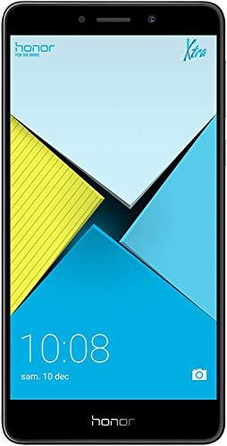 Honor 6X - Smartphone libre de 5.5" (lector de huellas, 3 GB RAM, 32 GB ROM, EMUI 4.1 compatible con Android M, Full HD 1080p, Kirin 655 octa core, cámara 12 MP + 2 MP, frontal 8 MP), gris