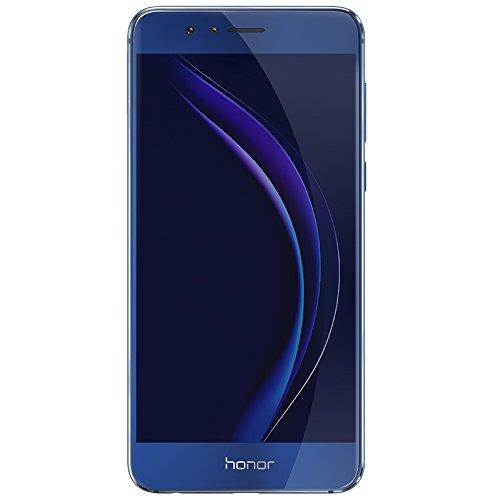 Honor 8 Premium- Smartphone con pantalla de 5.2" (HiSilicon Kirin 950, 4G, WiFi, Bluetooth, Dual Nano SIM, 4 GB de RAM, disco duro de 64 GB, cámara de 12 MP/8 MP, Android 6.0.1 con EMUI 4.1), color azul