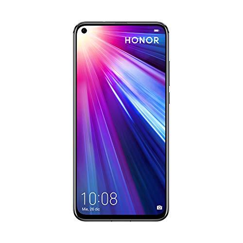 Honor View 20 - Smartphone (Pantalla de 6,4'', cámara trasera 48 MP, cámara frontal 25 MP, 6GB RAM, 128 GB, batería 4000mAh) + Honor Cover, color Negro [Versión Española, Exclusivo Amazon]