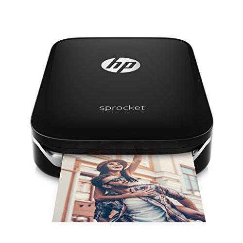 HP Sprocket z3z92 a - Impresora fotográfica instantánea portátil, Negro (Fotos 5 x 7,6 cm)