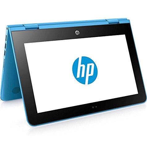 HP x360 11-ab001ns - Ordenador Portátil Convertible 11.6" HD (Intel Celeron N3060, 4 GB RAM, HDD 500 GB, Intel Graphics, Windows 10), Color Azul - Teclado QWERTY Español
