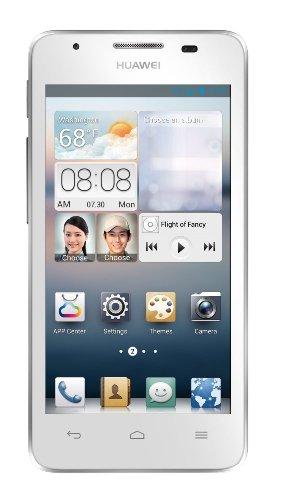 Huawei Ascend G510 - Smartphone libre Android (pantalla 4.5", cámara 5 Mp, 4 GB, Dual-Core 1.2 GHz, 512 MB RAM), blanco