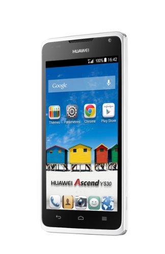 Huawei Ascend Y530 - Smartphone Libre Android (Pantalla 4.5", cámara 5 MP, 4 GB, Dual-Core 1.2 GHz, 512 MB RAM), Blanco
