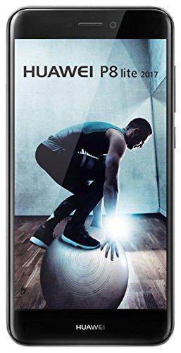 Huawei P8 Lite - Smartphone libre de 5.2" IPS LCD (3 GB RAM, 16 GB, cámara 12 MP, Android 7.0), Versión 2017, color negro
