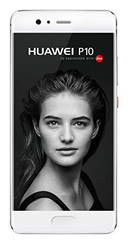 Huawei P10 - Smartphone libre de (5.1", 4G, 64 GB, 4 GB de RAM, 20 MP / 8 MP, Android 7), color Plata