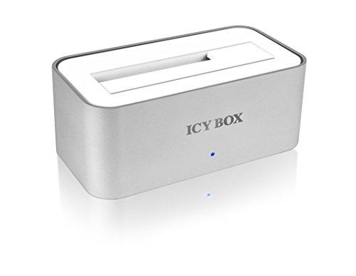 ICY BOX IB-111StU3-Wh - Base (SATA, 63, 5, 88, 9 mm (2.5, 3.5"), 0,8A, 24W, Color Blanco, HDD, Poder)