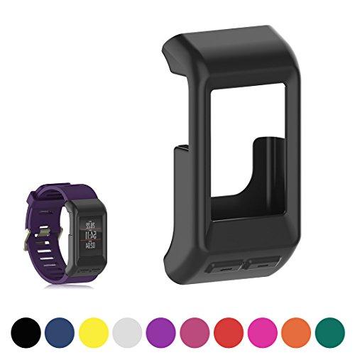 iFeeker funda de silicona para reloj de fitness para Garmin Vivoactive HR GPS , negro