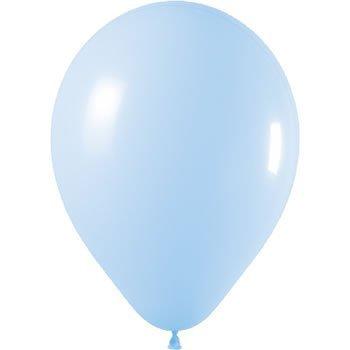 Belbal 25 x 25 cm-Bleu Ciel-Latex Globos para Boda