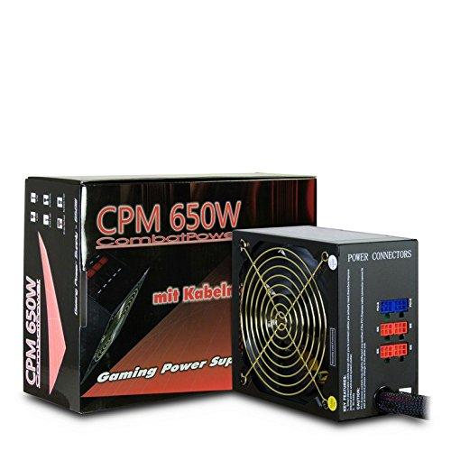 Inter-Tech CPM-650W II Unidad de - Fuente de alimentación (650 W, 115-230 V, 50-60 Hz, Activo, 140 W, 550 W)