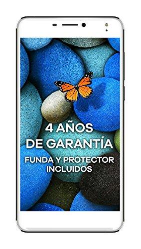 Intex Aqua S9 Pro - Smartphone con pantalla de 5.5" (1280x720, memoria interna de 16 GB, 2 GB de RAM, cámara de 13 MP, Android), color blanco