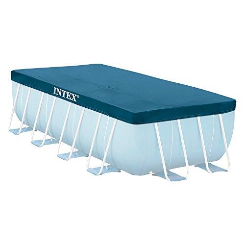 Intex Prisma Frame 28037 - Cobertor piscina rectangular, 389 x 184 cm