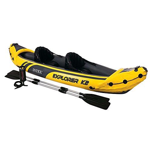Intex 68307NP - Kayak hinchable Explorer K2 con 2 remos 312 x 91 x 51cm