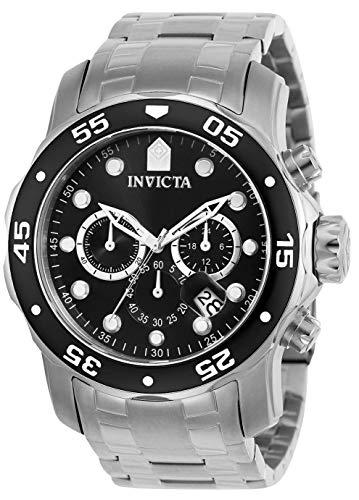 Invicta 0069 Pro Diver - Scuba Reloj para Hombre acero inoxidable Cuarzo Esfera negro