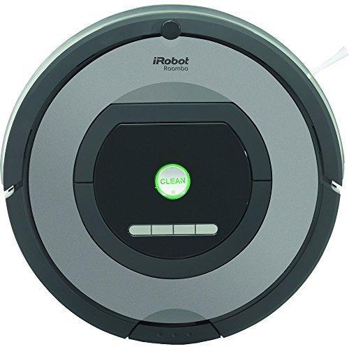 iRobot Roomba 772 Robot Aspirador, Alto Rendimiento de Limpieza, Programable, Atrapa el Pelo de Mascotas, 33 W, 61 Decibelios, Plata