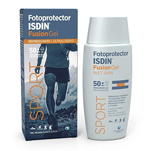 Fotoprotector ISDIN Fusion Gel SPORT SPF 50+ 100ml | Protector Solar corporal para la práctica del deporte | Refrescante y ultraligero