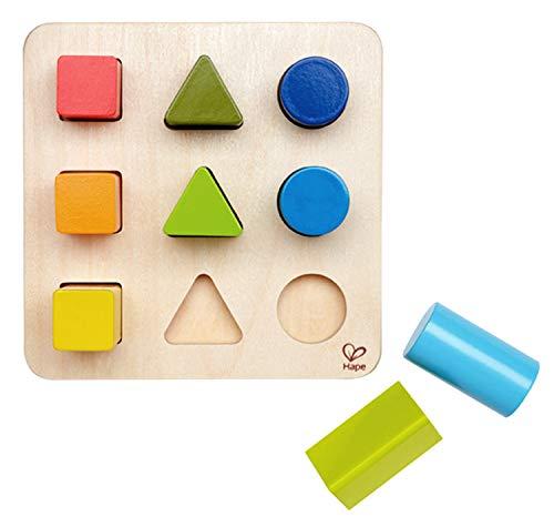 Hape- Puzzle Infantil Forma y Colores (Barrutoys E0426)