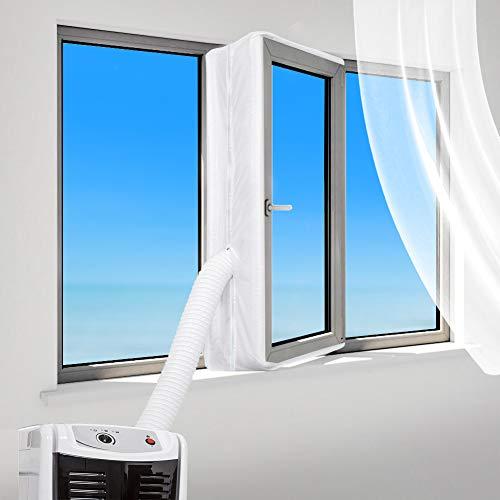 JOYOOO para aparatos de aire acondicionado portátiles Cubierta de ventana AirLock, Pantalla para evitar la entrada de aire caliente accesorio de sistema de aire acondicionado