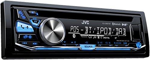 JVC KD-DB97BT 200W Bluetooth Negro receptor multimedia para coche - Radio para coche (Blanco, A2DP,AVRCP,HFP,PBAP, Negro, 200 W, 182 x 158 x 53 mm, 1,1 kg)