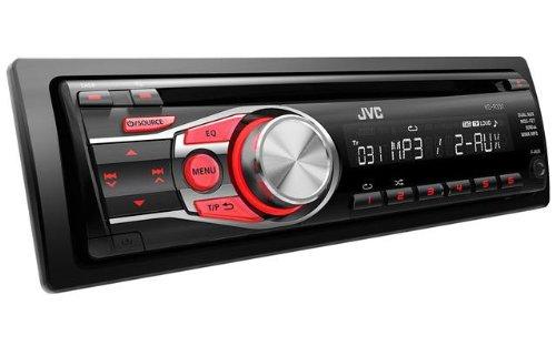 JVC KD-R331E - Radio CD para coche (200 W, doble AUX-IN), color negro