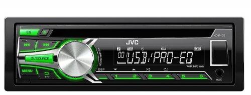 JVC  KD-R453 - Radio para coches de 80 W (4 x 20 W, CD, DVD, FM, LW, MW, 3.5 mm), negro