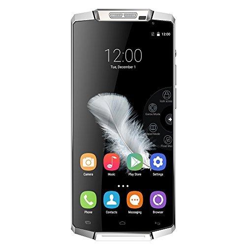 Oukitel K10000 4G Smartphone (Android 5.1 Lollipop, Super Gran Capacidad 10000mAh, 5.5" MT6735 720p, 2GB RAM, 16GB ROM, Cámara de 13MP Cuerpo de Aleación de Aluminio)