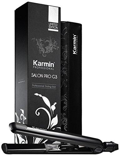 Karmin G3 Salon Pro, Plancha de Pelo Profesional, Negro