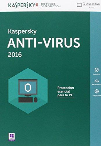 Kaspersky Antivirus 2016 - Software De Seguridad, 1 Usuario, Base 