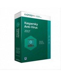 Kaspersky Lab Kaspersky Antivirus 2017, 1 Año - Seguridad y antivirus (1 Año, 1, 1 año(s), Soporte físico)