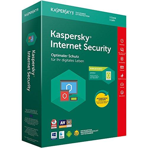 Kaspersky Lab Internet Security 2018 1 licencia(s) Caja Alemán - Software de licencias y actualizaciones (1 licencia(s), Caja)